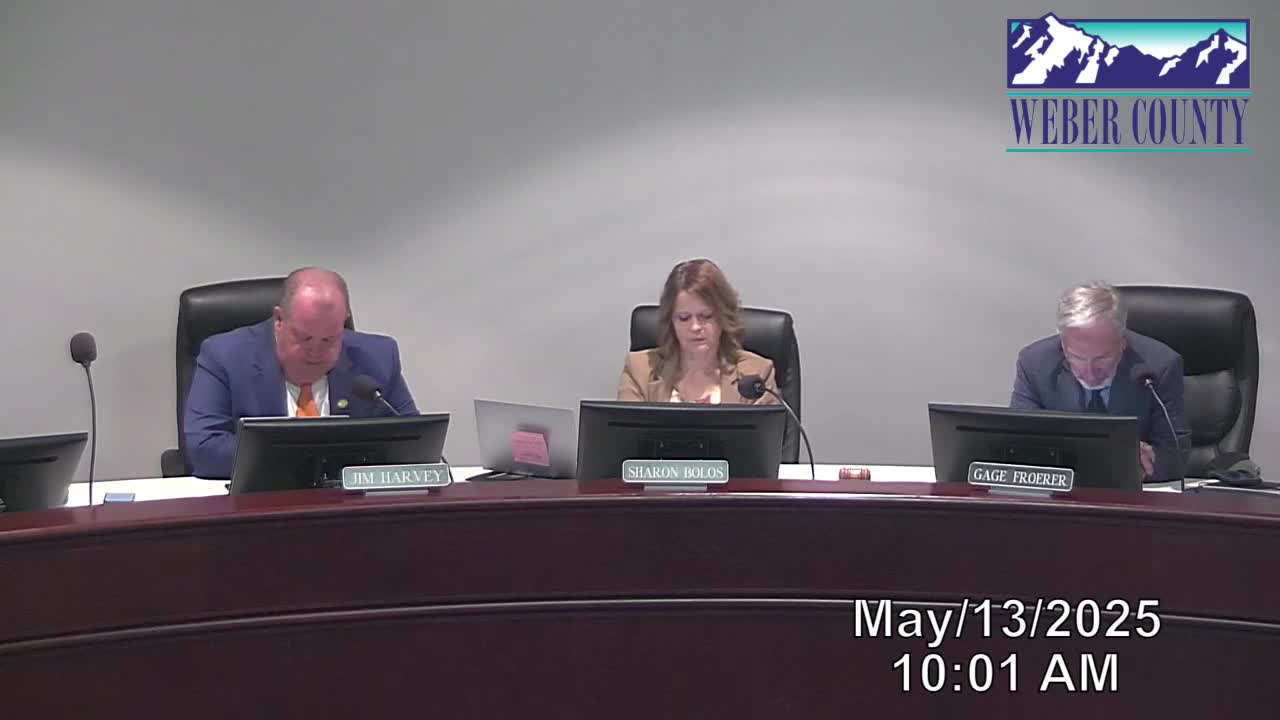 Commissioner Harvey highlights $30M tourism impact during Weber County meeting