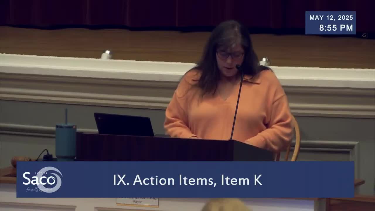 Saco City Council votes to return 31% of Park North TIF revenues to general fund