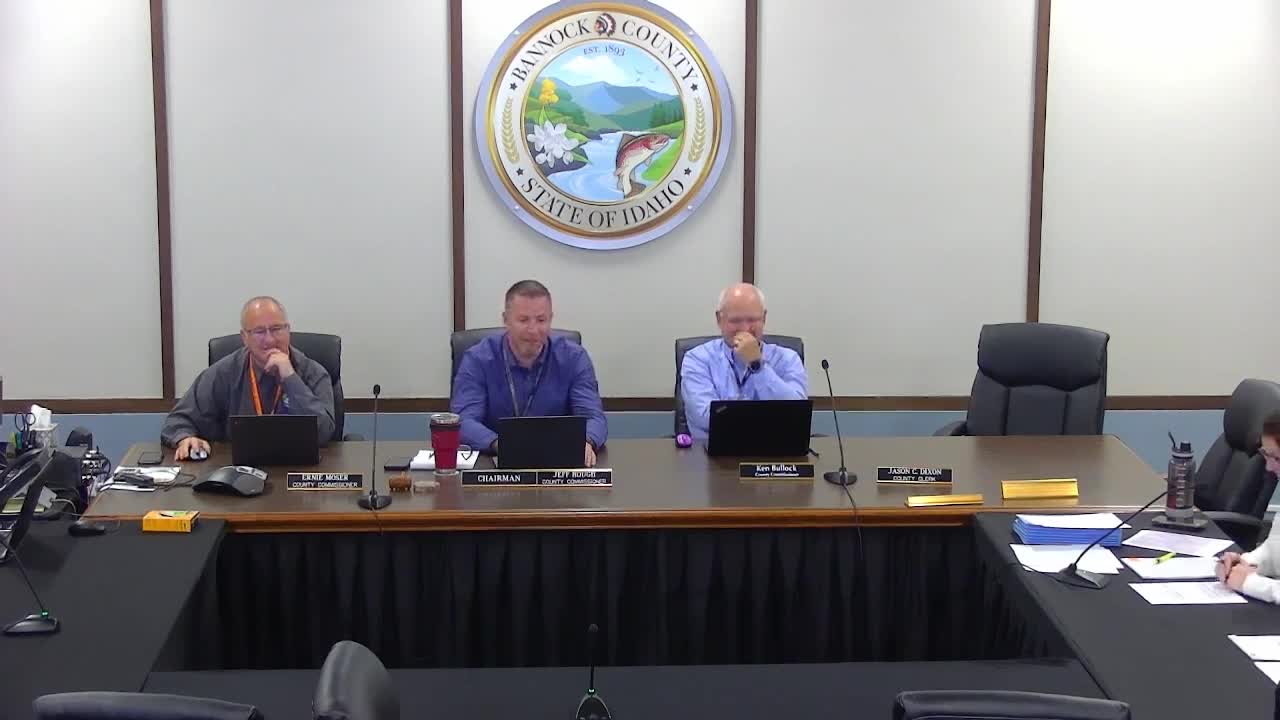 Bannock County Commissioners move to take several parcels for tax deed