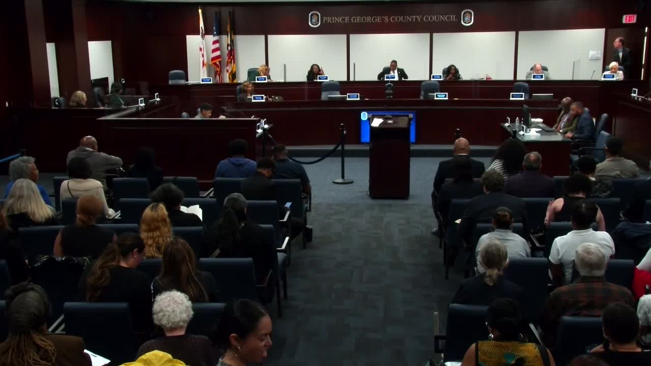 Prince George's County Council honors Reverend Leslie Yvette Davis during prayer session