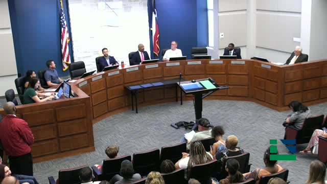 Mayor Pro Tem Jamal Johnson leads prayer at council meeting
