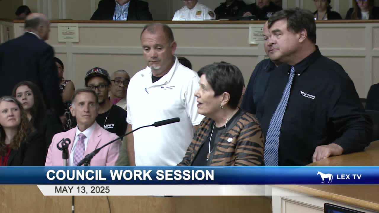 Mayor Gordon declares May 2025 National Public Works Week in Lexington