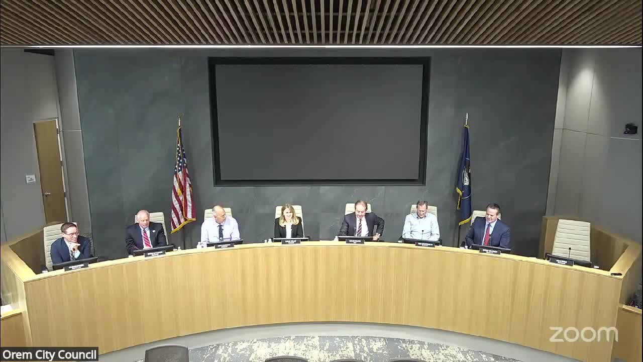 Orem City Council welcomes Youth Council members during meeting