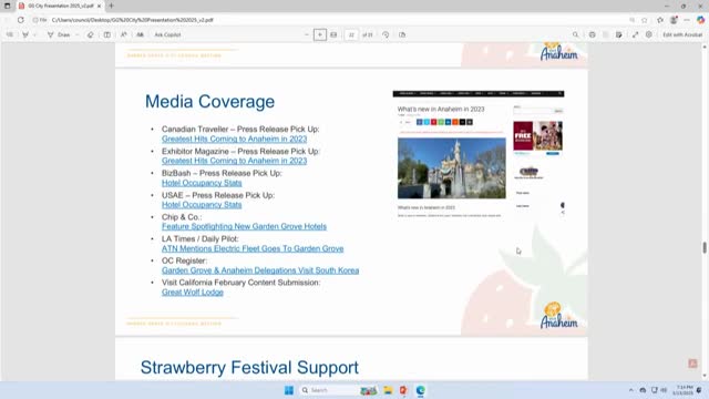 Visit Anaheim reports 140M media impressions from Strawberry Festival promotion
