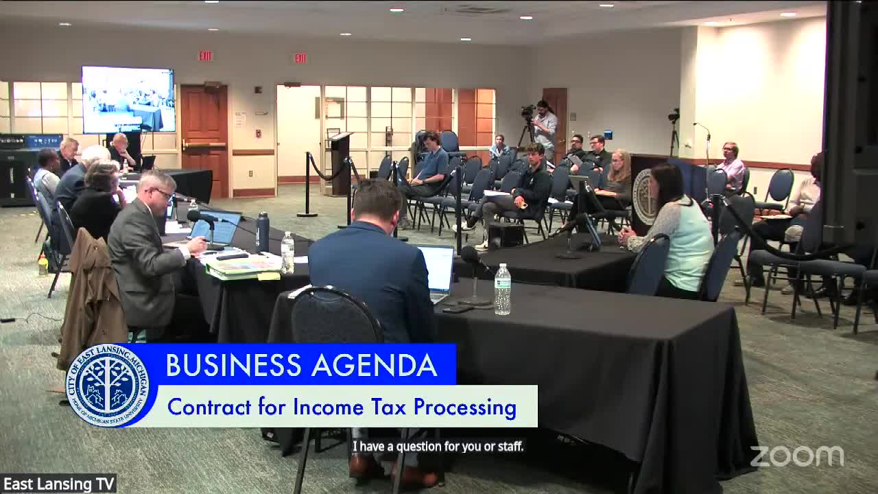 East Lansing City Council approves $512K income tax processing contract and budget cuts