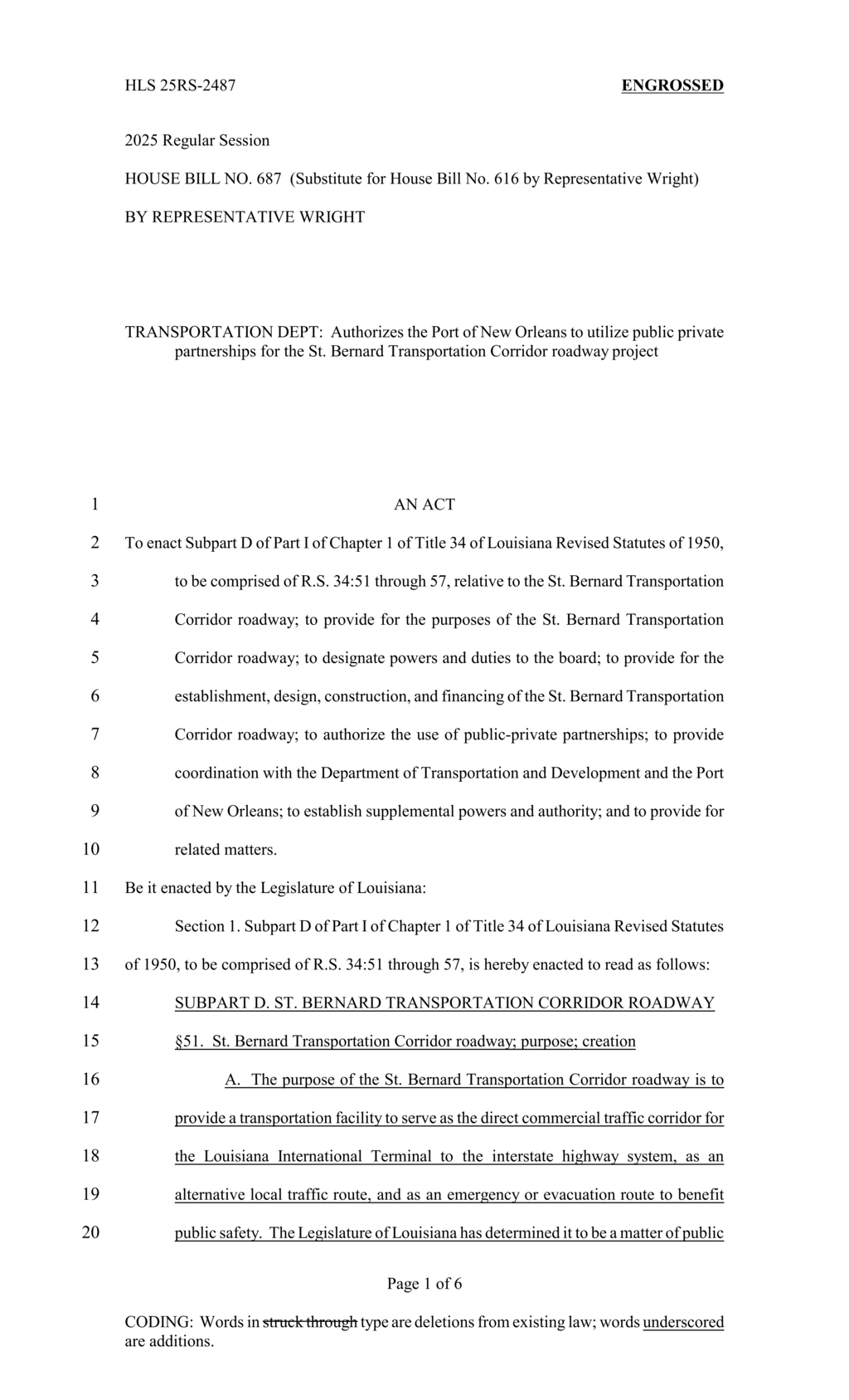 Representative Wright secures authorization for Port of New Orleans St. Bernard Corridor project