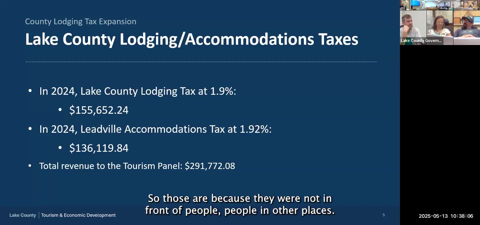 Lake County evaluates tourism tax amid declining lodging options and demand challenges