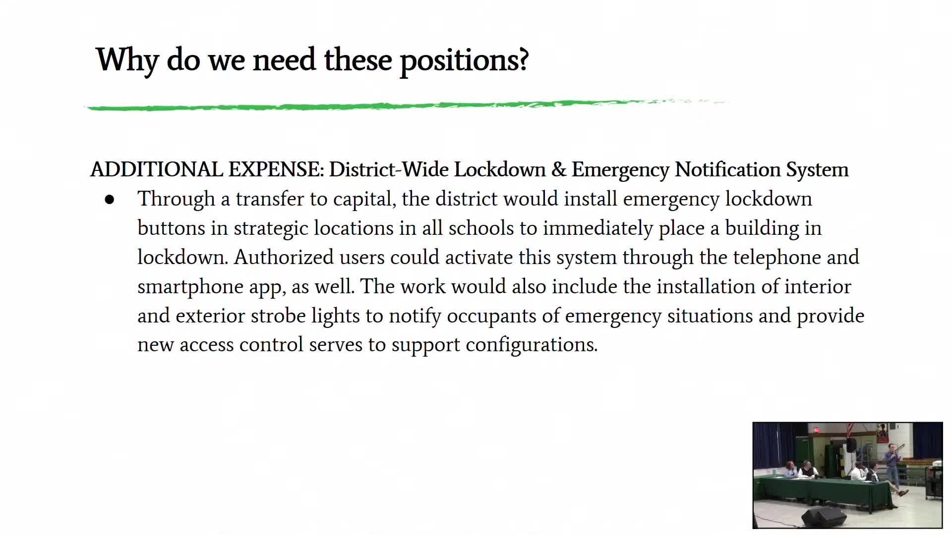 Cornwall schools implement district-wide emergency lockdown system with capital fund transfer
