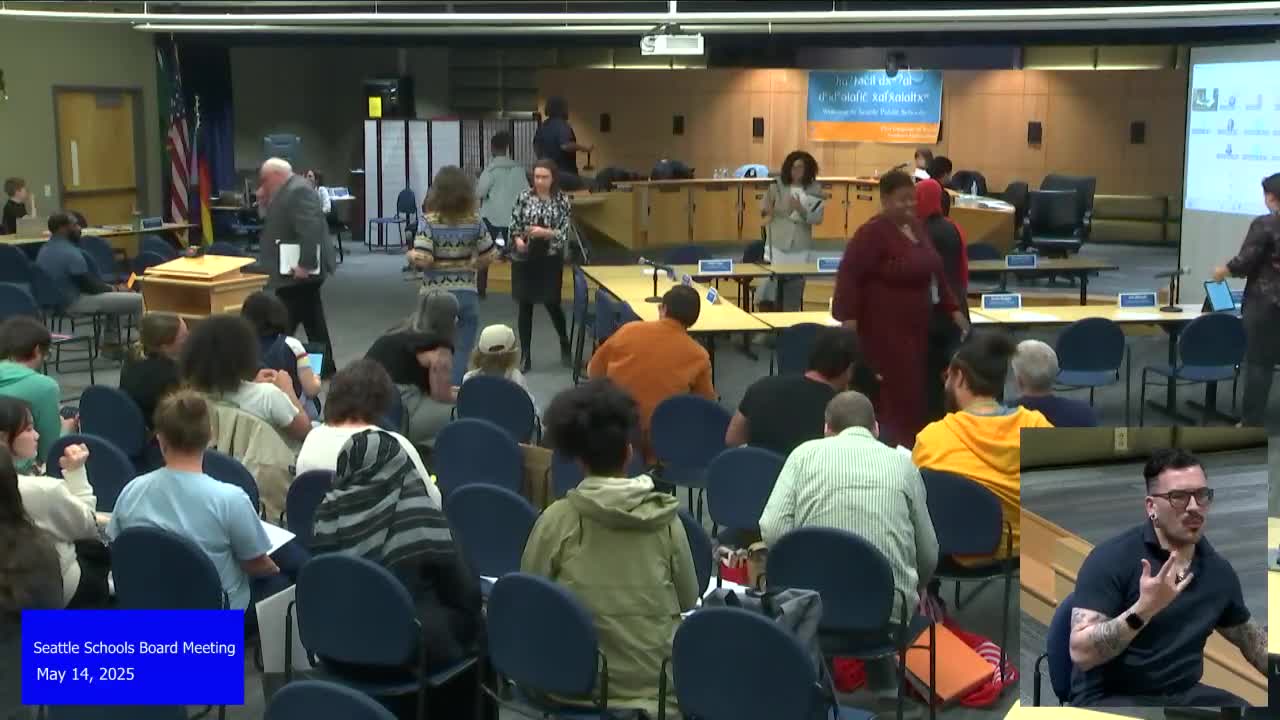 Board President Toph initiates public testimony while enforcing civility standards