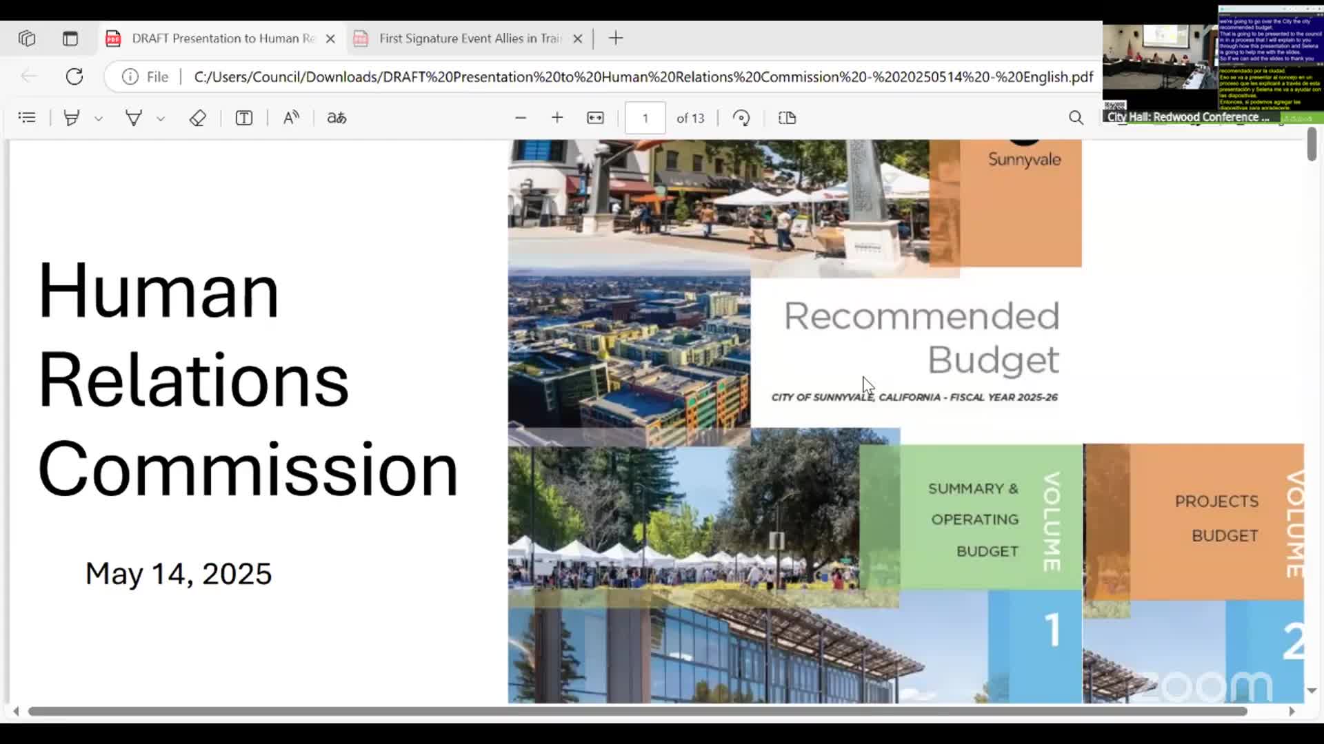 Sunnyvale City Council reviews $779.8 million balanced budget for 2025-26