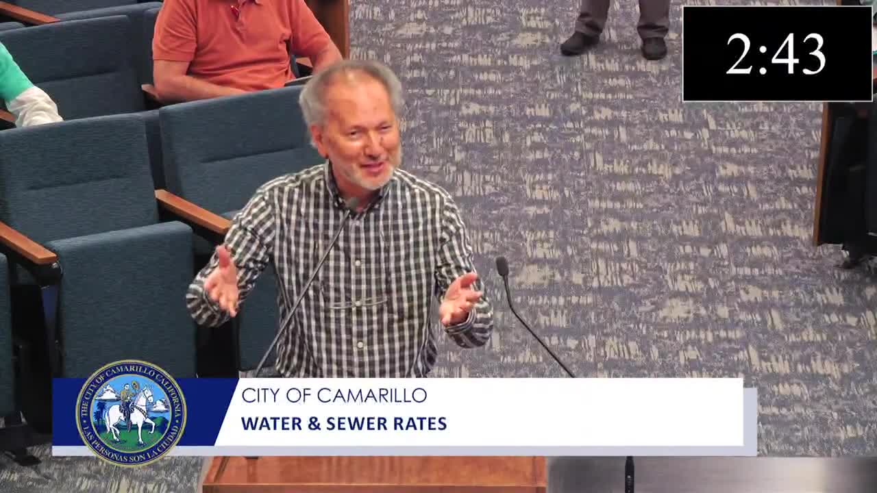 Camarillo residents demand reevaluation of proposed water rate hikes during public meeting