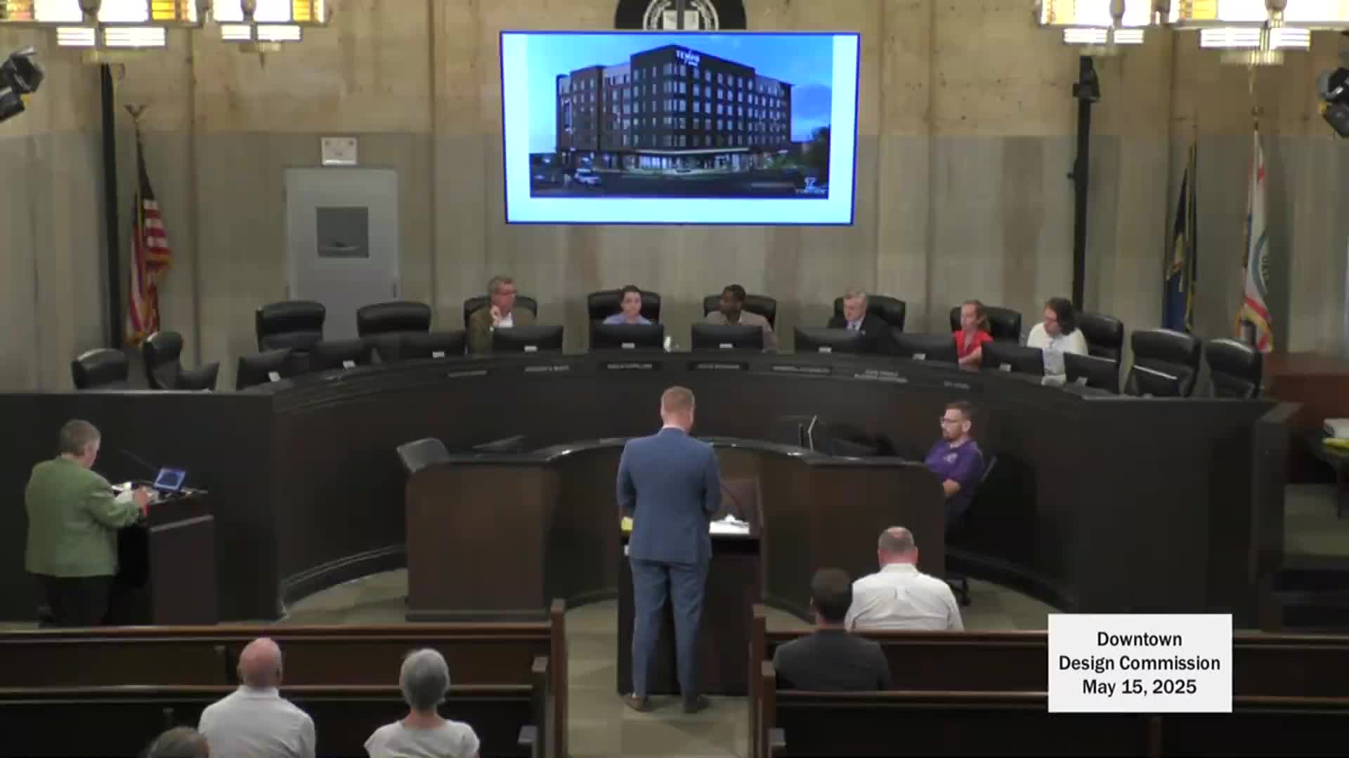 City Council approves downtown project with conditions on signage and tree species