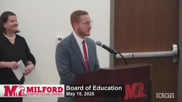 Kevin Metzger appointed principal of Milford High School after inspiring interview