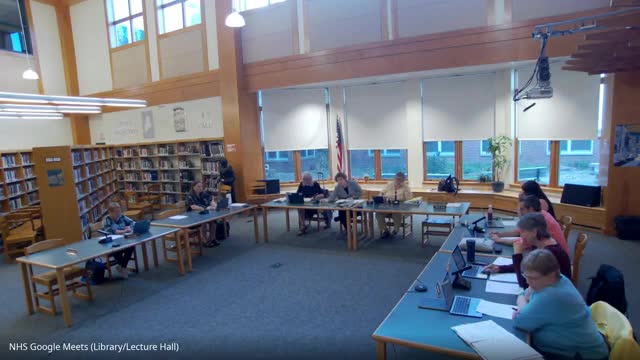 Burbank Lane resident Marissa Tasker announces school board candidacy during public input