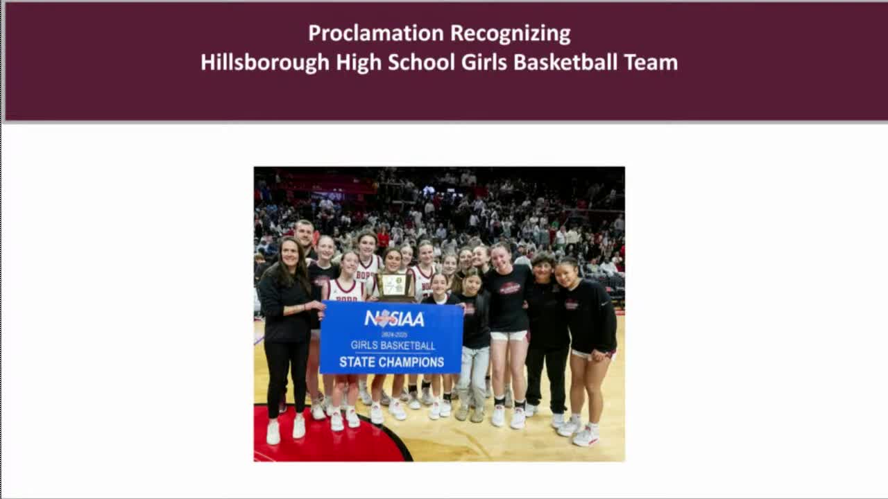 Hillsborough High School girls basketball team wins Group 4 state championship