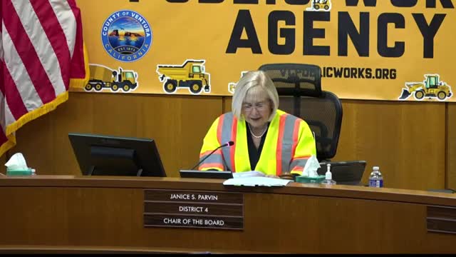 Ventura County Proclaims National Public Works Week Celebrating Community Infrastructure Leaders