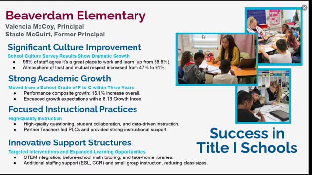 School Board reallocates Title 1 funding to prioritize highest need schools