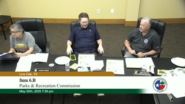 Live Oak City Council prioritizes park improvements and community projects