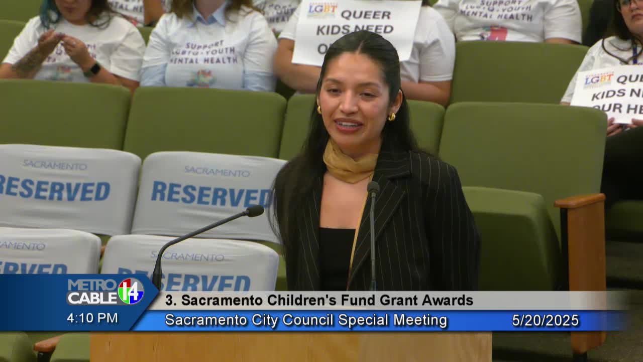 Sacramento Children's Fund Commission pushes for youth funding amid federal budget cuts