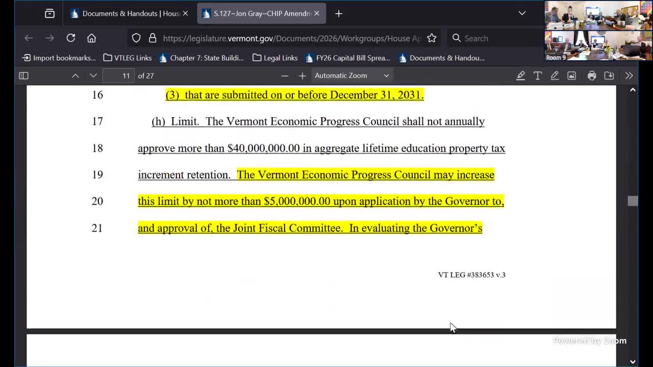 House committee proposes $5 million cap increase for housing infrastructure funding