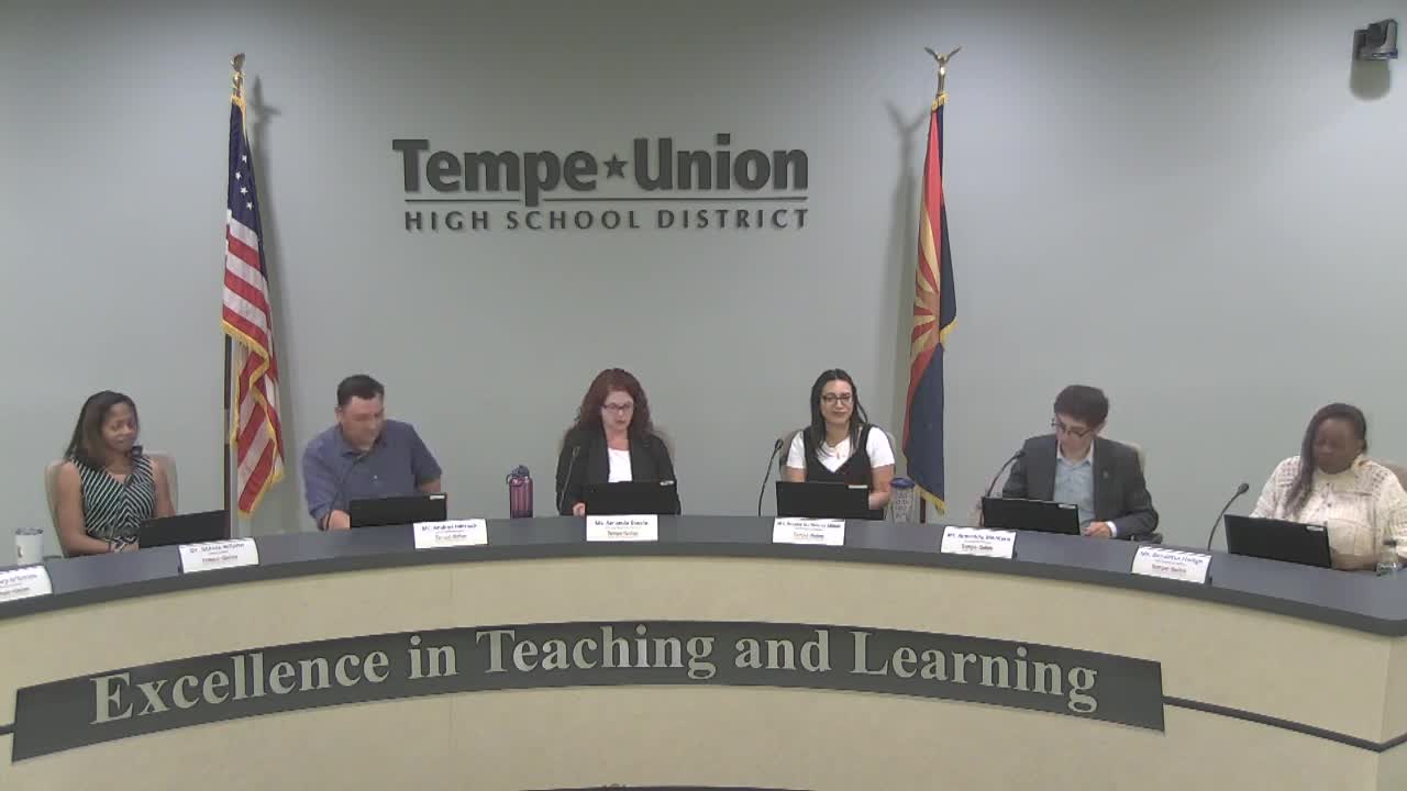 Tempe Union Governing Board celebrates student achievements and addresses declining enrollment