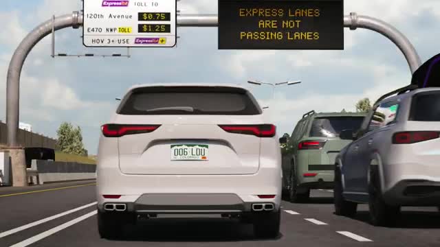 Colorado Express Lanes warn against illegal line crossings to enhance road safety
