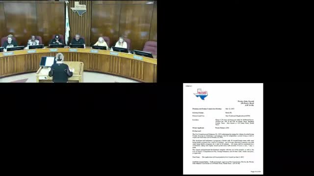 Terrell City Council reviews Wesley Oaks Memory Care facility construction proposal