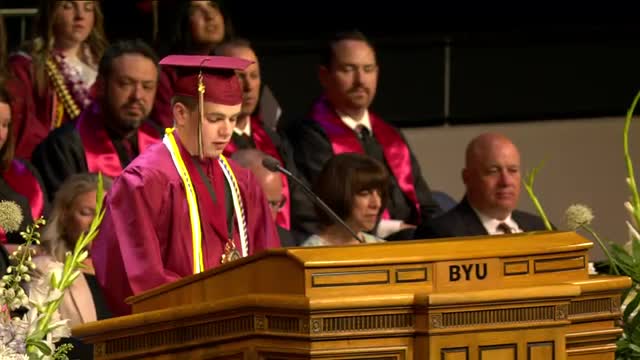 Lone Peak High School graduation honors class of 2025 with inspiring farewell speech