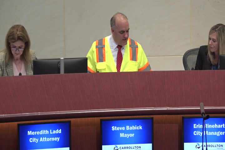Carrollton Mayor Babich proclaims National Public Works Week May 18 to 24