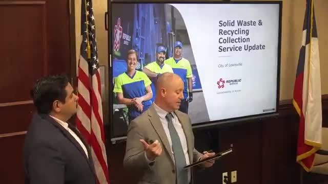 Texas Public Services leaders address Lewisville's recycling and trash contract issues