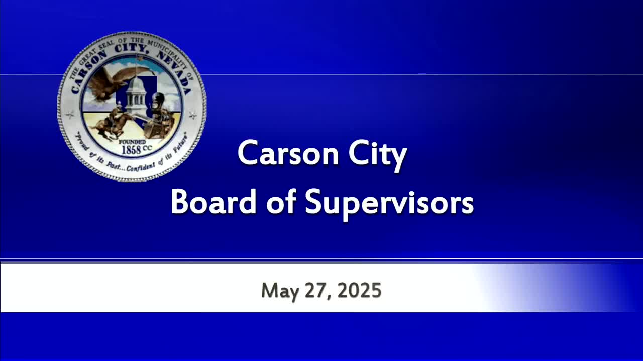 Public concerns raised over Carson City budget and infrastructure during council meeting