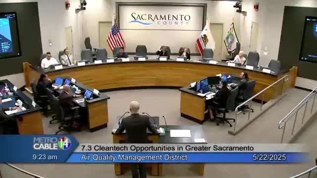 California Air Quality Board explores clean tech projects and economic development partnerships