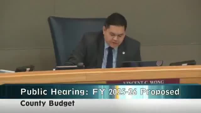 County Manager presents $340 million budget emphasizing low tax rate and public services