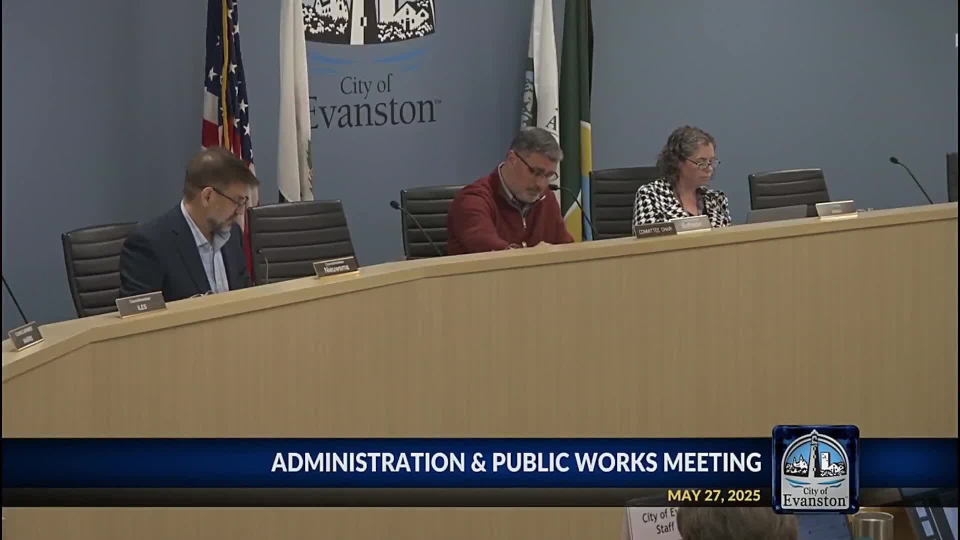 Evanston City Council discusses $454K pavilion funding amid grant concerns