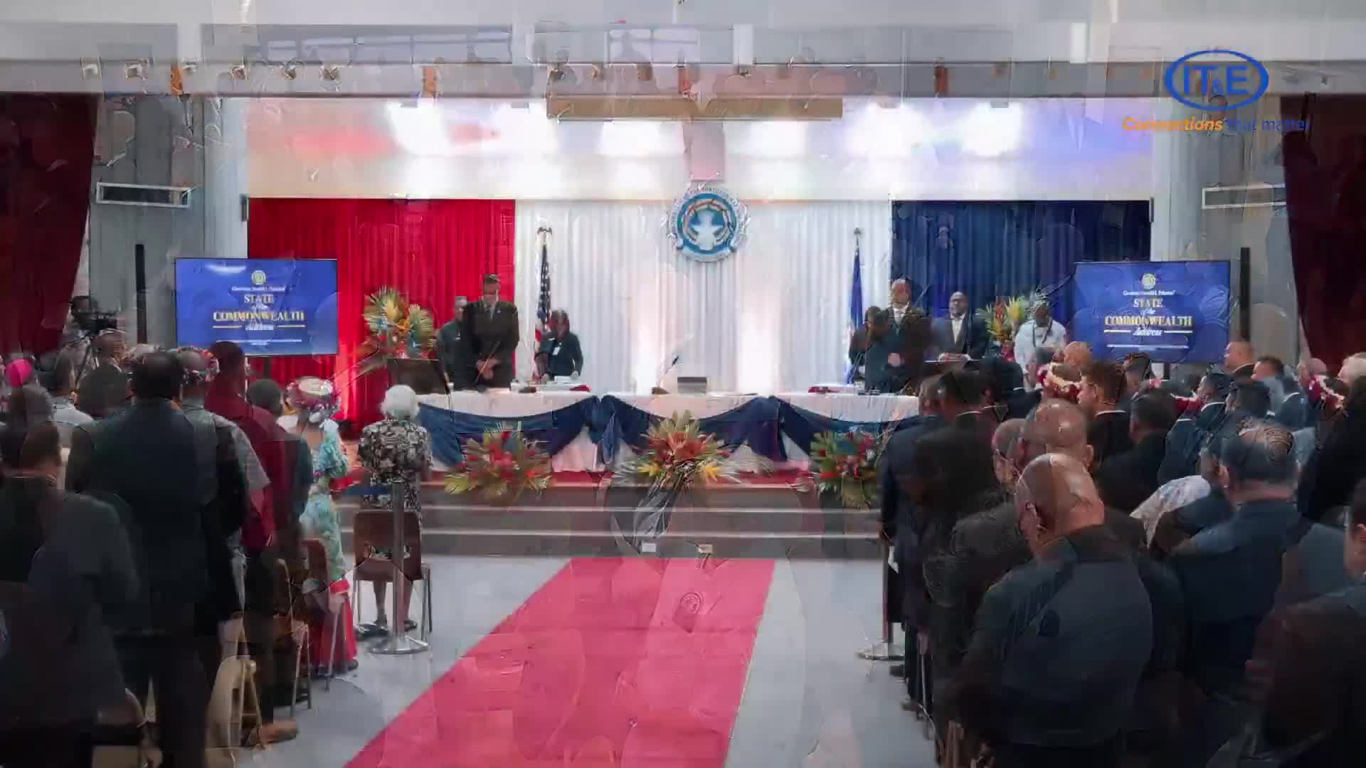 Governor Arnold Palacios addresses Northern Marianas legislature during first joint session