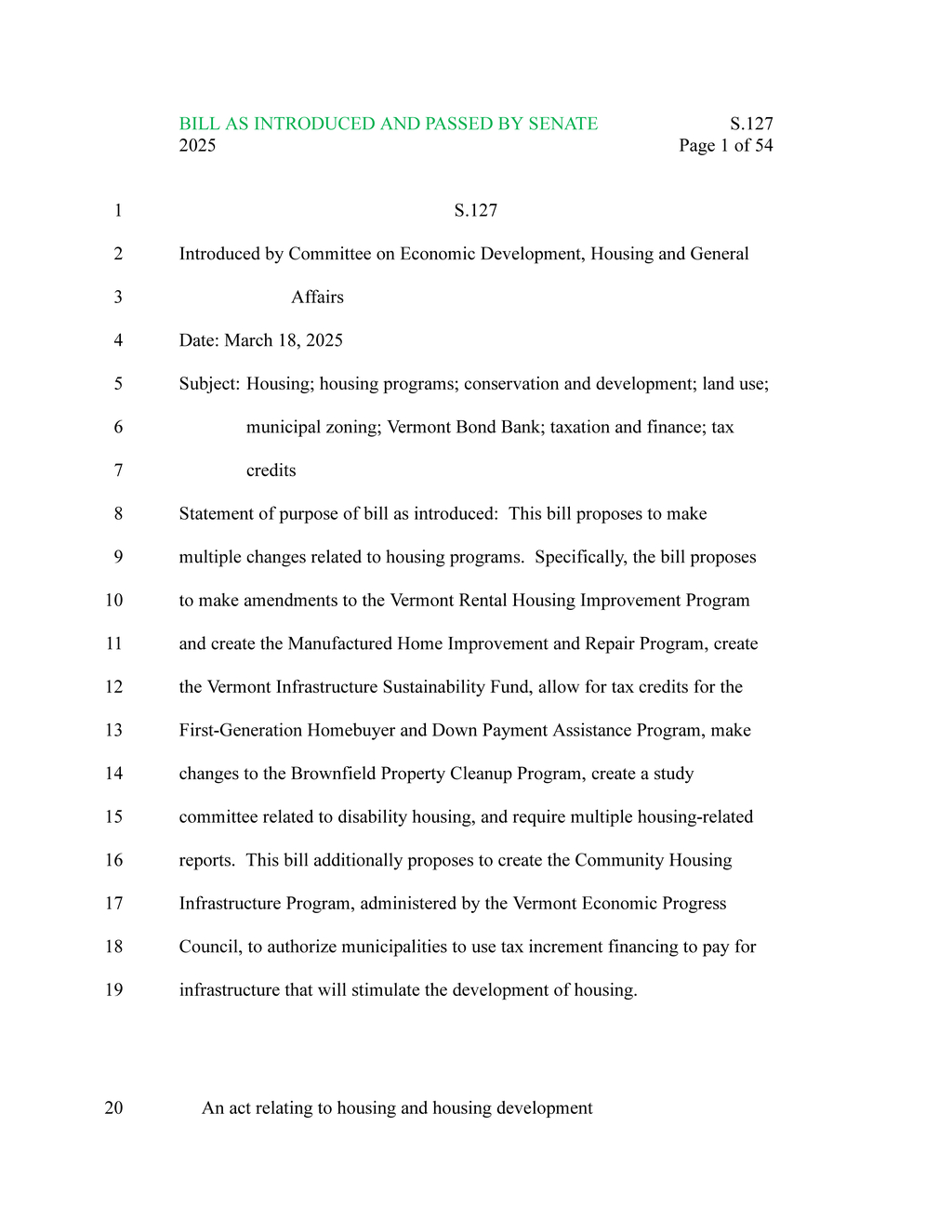 Vermont updates public accommodation and housing discrimination laws in Senate Bill S.127