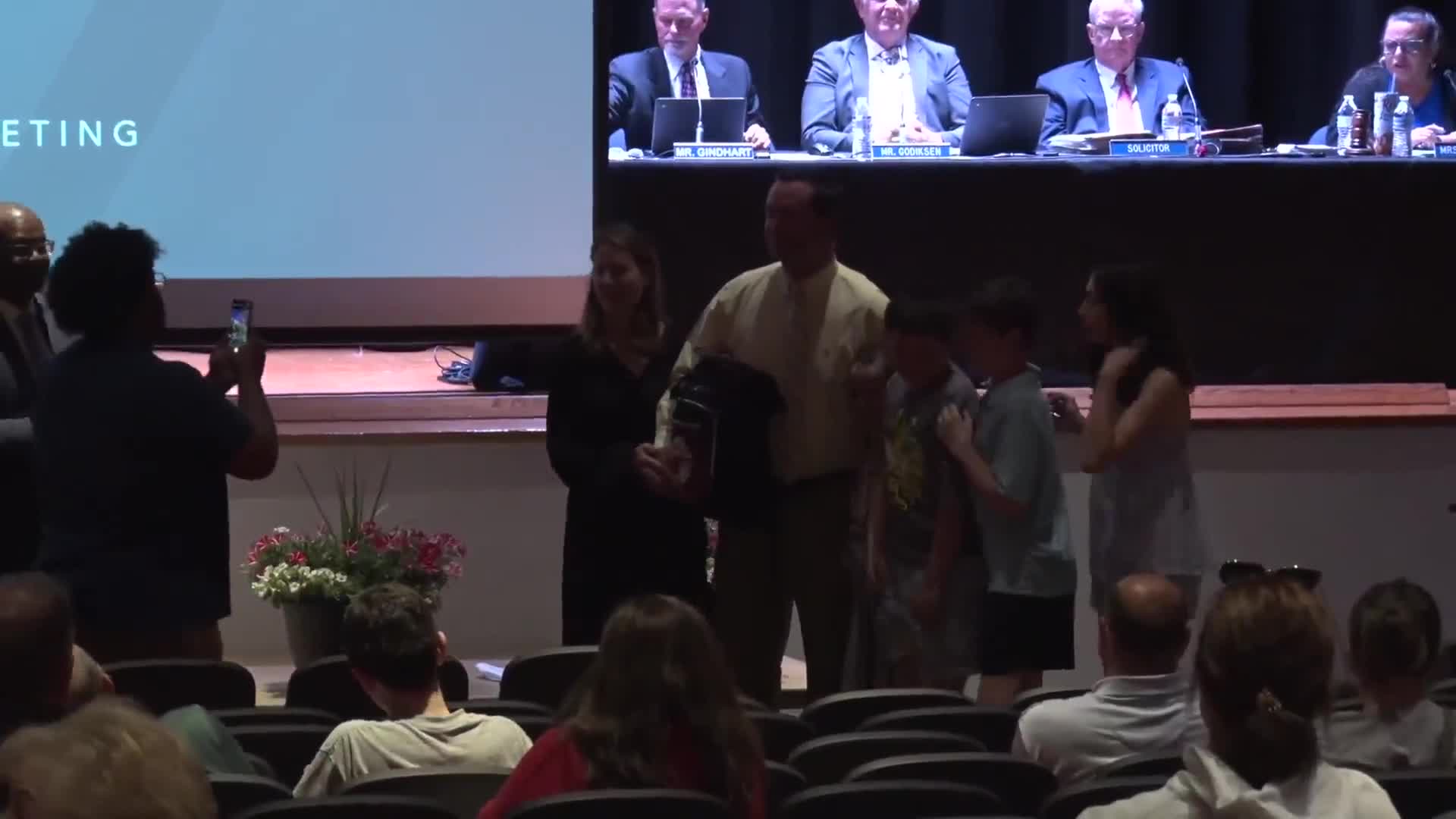 Centennial School District honors Karen O'Brien and Nick D'Andrea for educational excellence