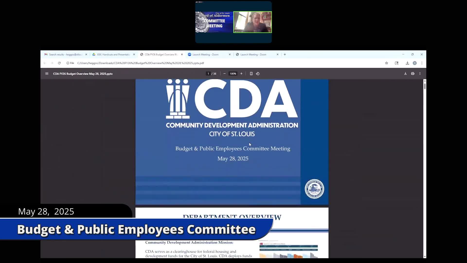 CDA reports growth and budget updates for affordable housing initiatives in St. Louis
