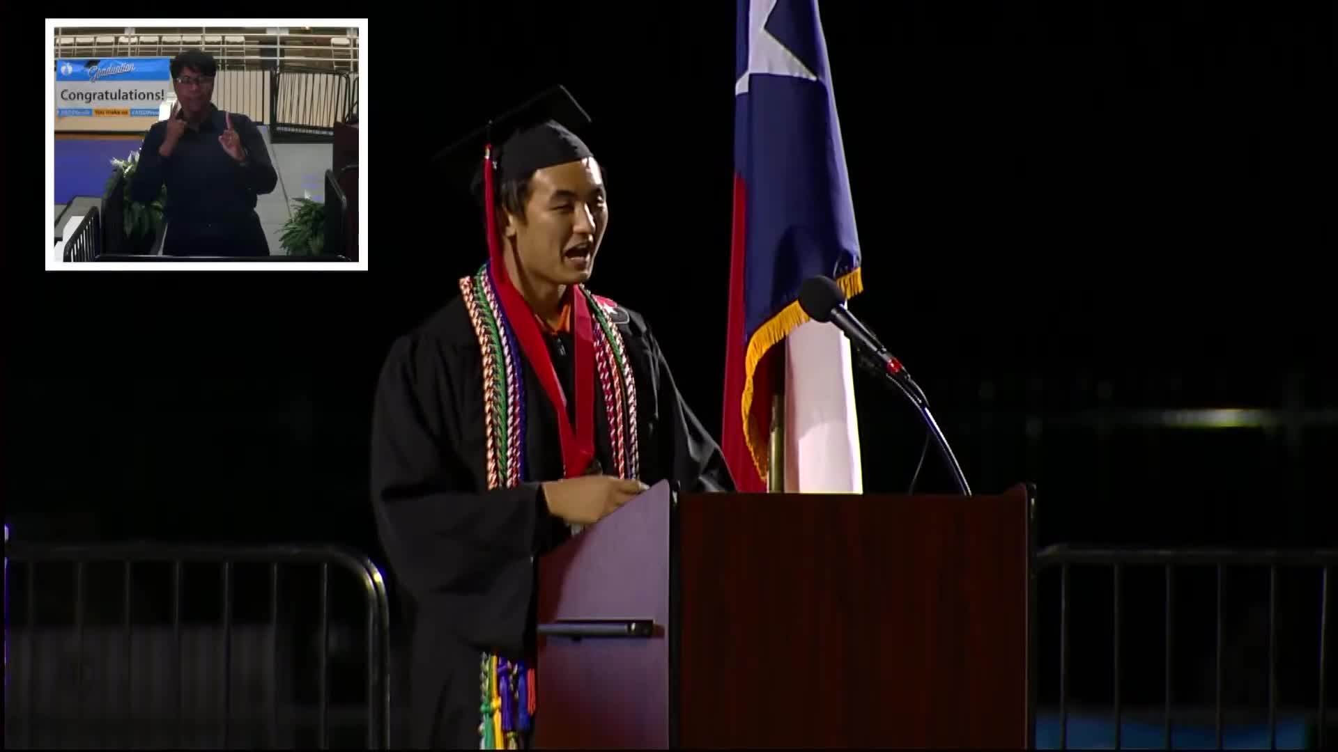 Valedictorian Gabriela MacArthur urges classmates to embrace imperfection and connection