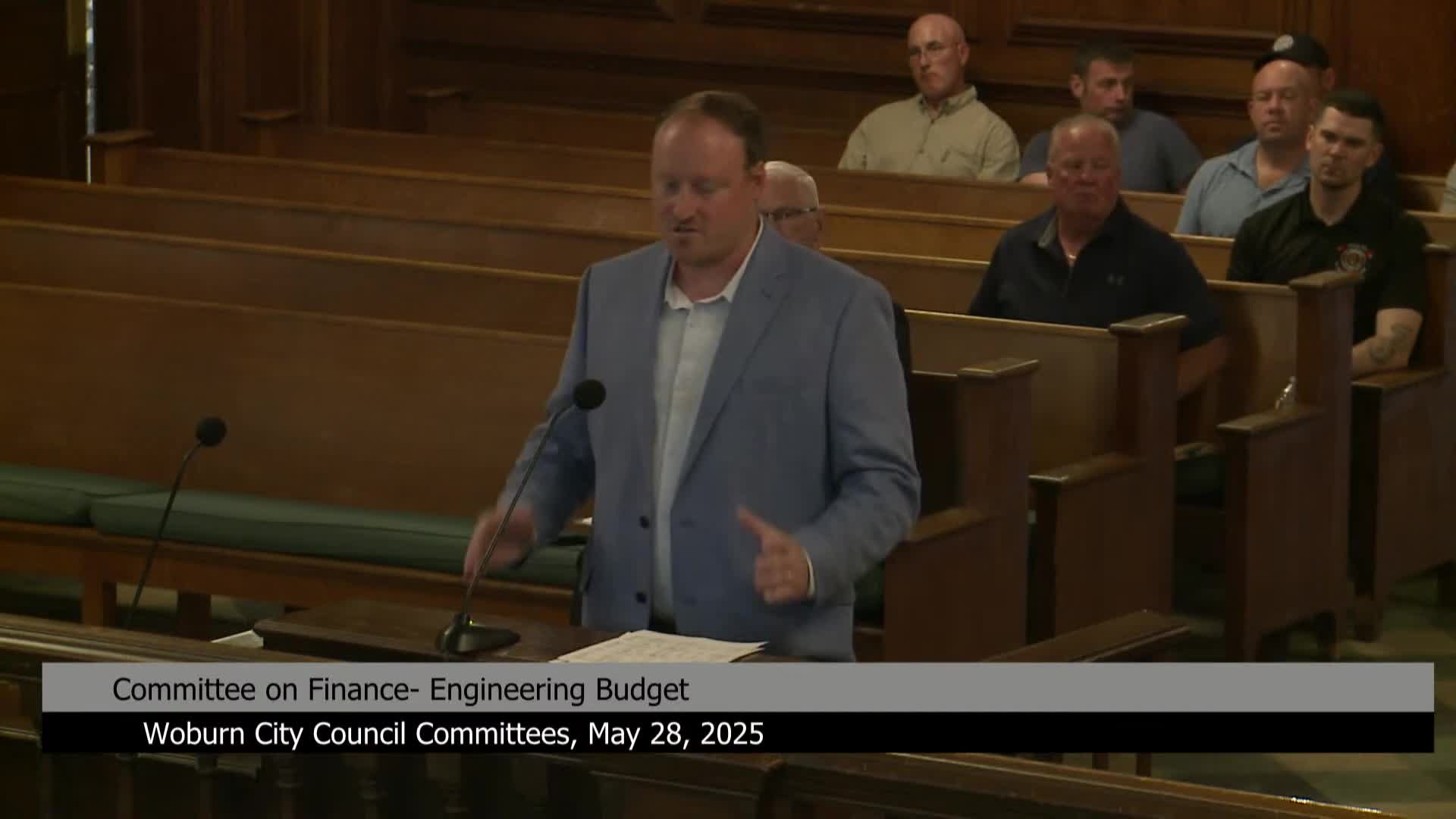 Woburn City Council reviews IT budget cuts and new firefighter positions