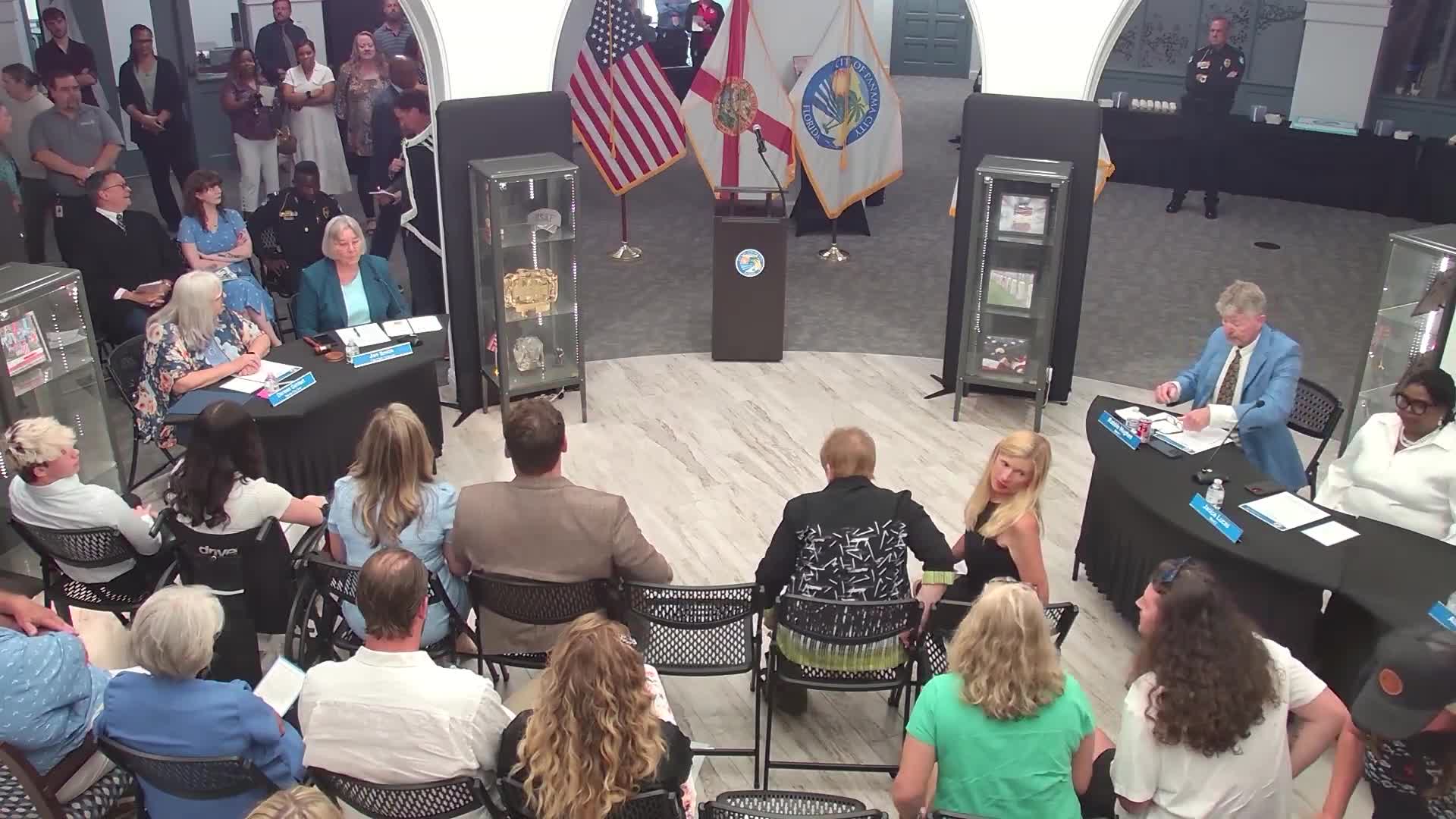 Panama City inaugurates Mayor Alan Branch and new commissioners at ceremony