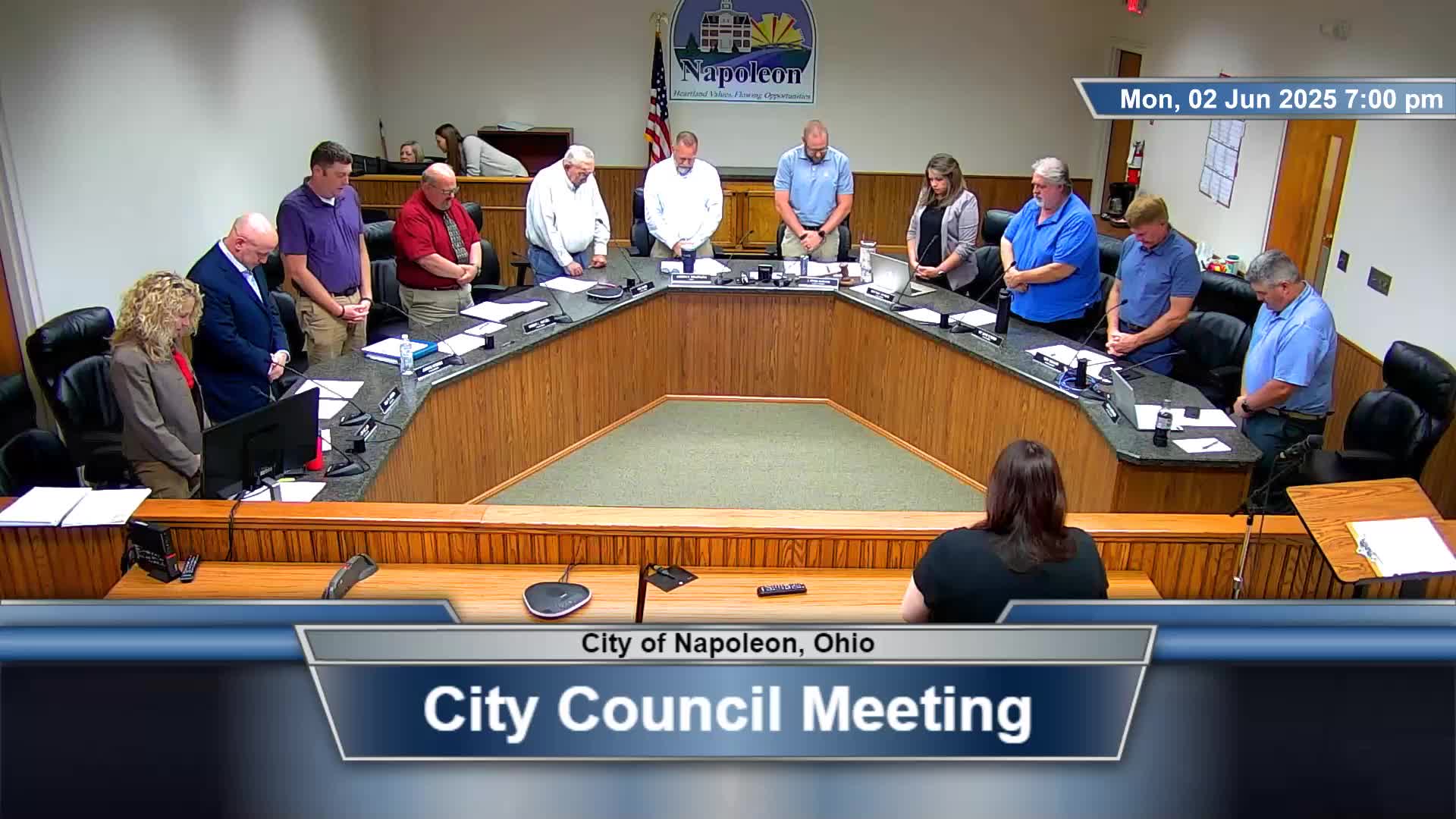 Napoleon Ohio swears in new city manager Lori Seclaire