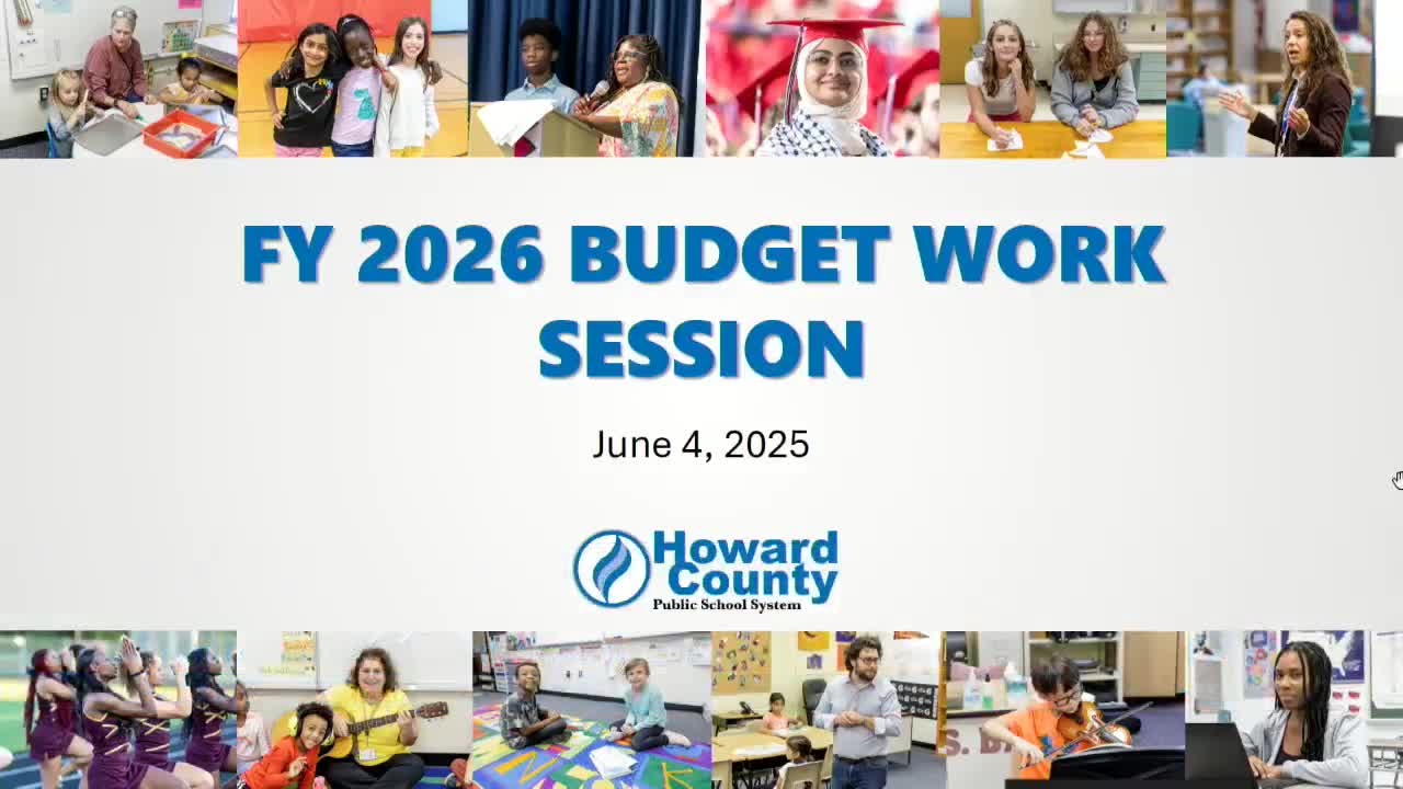 Howard County Public Schools address $40M budget shortfall in critical work session