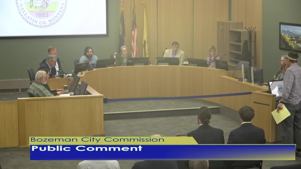 John Meyer voices concerns over road construction near Bozeman's Bridger View neighborhood