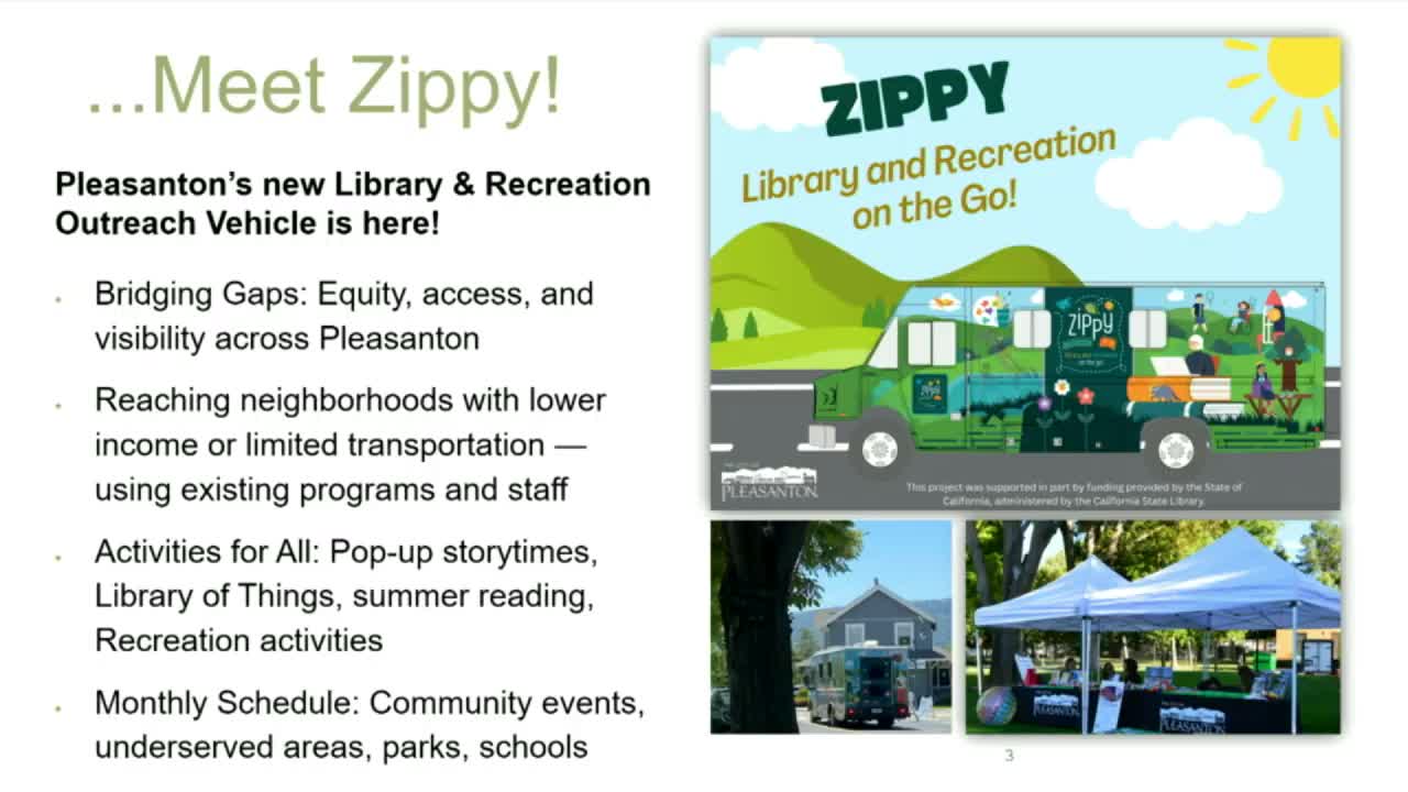 Pleasanton launches Zippy to enhance library access and community outreach