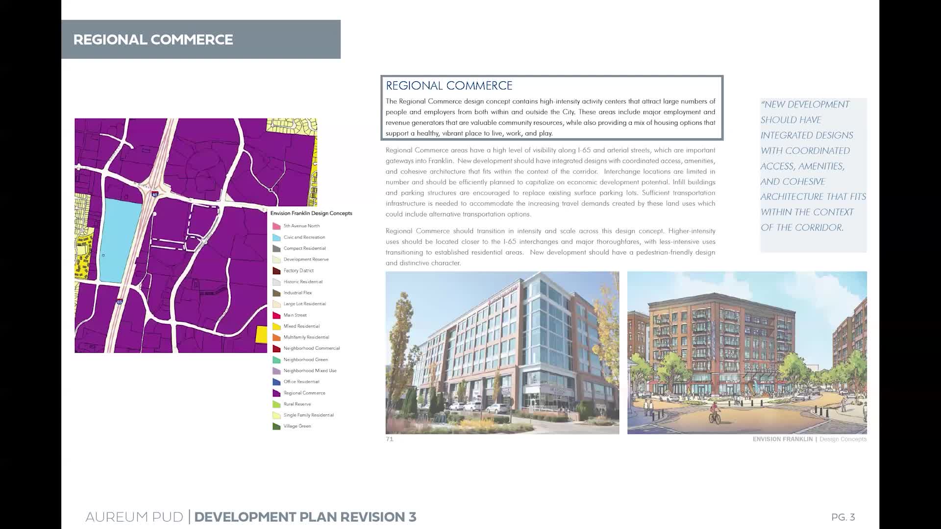 Franklin plans vibrant mixed-use village center in Cool Springs