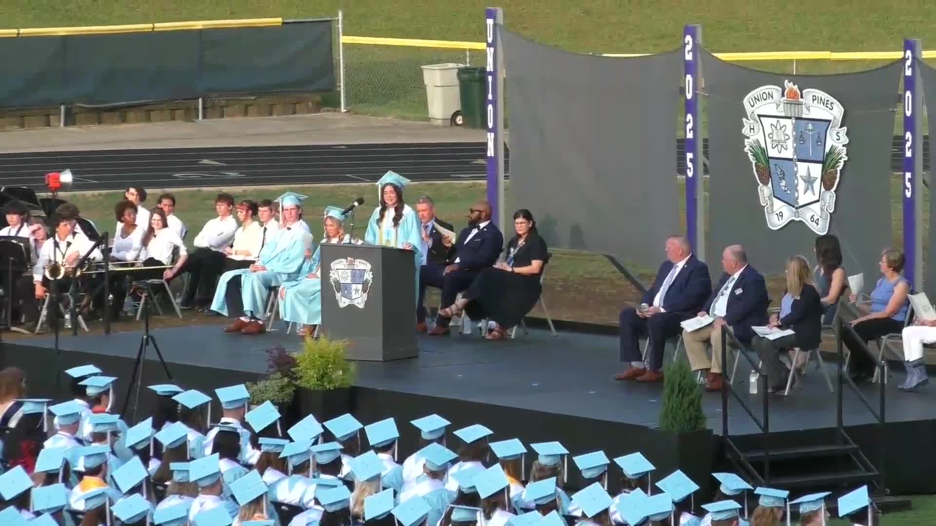 Union Pines High School honors class of 2025 at graduation ceremony