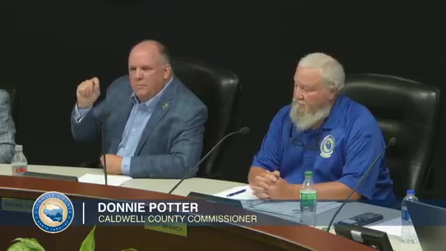 Caldwell County Commissioners adopt $49.75 tax rate and approve new budget revisions