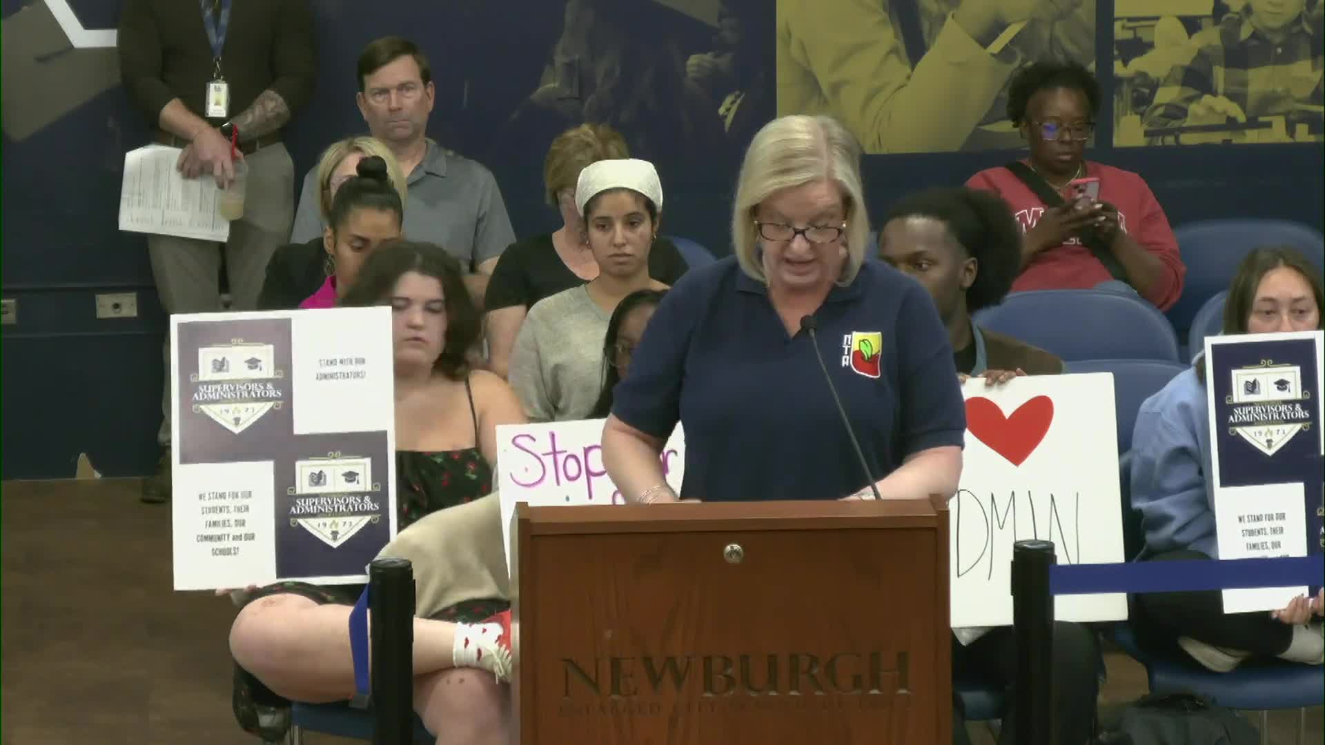 Newburgh School Board faces backlash over staffing changes and acting superintendent's contract