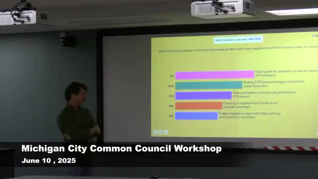 Michigan City officials discuss monitoring Airbnb compliance and code enforcement challenges